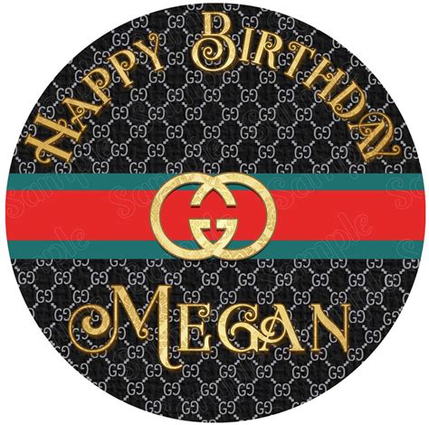 gucci birthday cake toppers|Gucci cake tops.